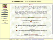 Tablet Screenshot of homeoconsult.nl